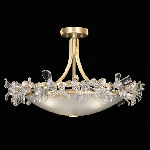 Azu LED 25.25 inch Gold Flush Mount Ceiling Light