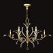 Beveled Arcs 8 Light 57 inch Gold Chandelier Ceiling Light