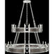 Mirage 24 Light 50 inch Silver Chandelier Ceiling Light