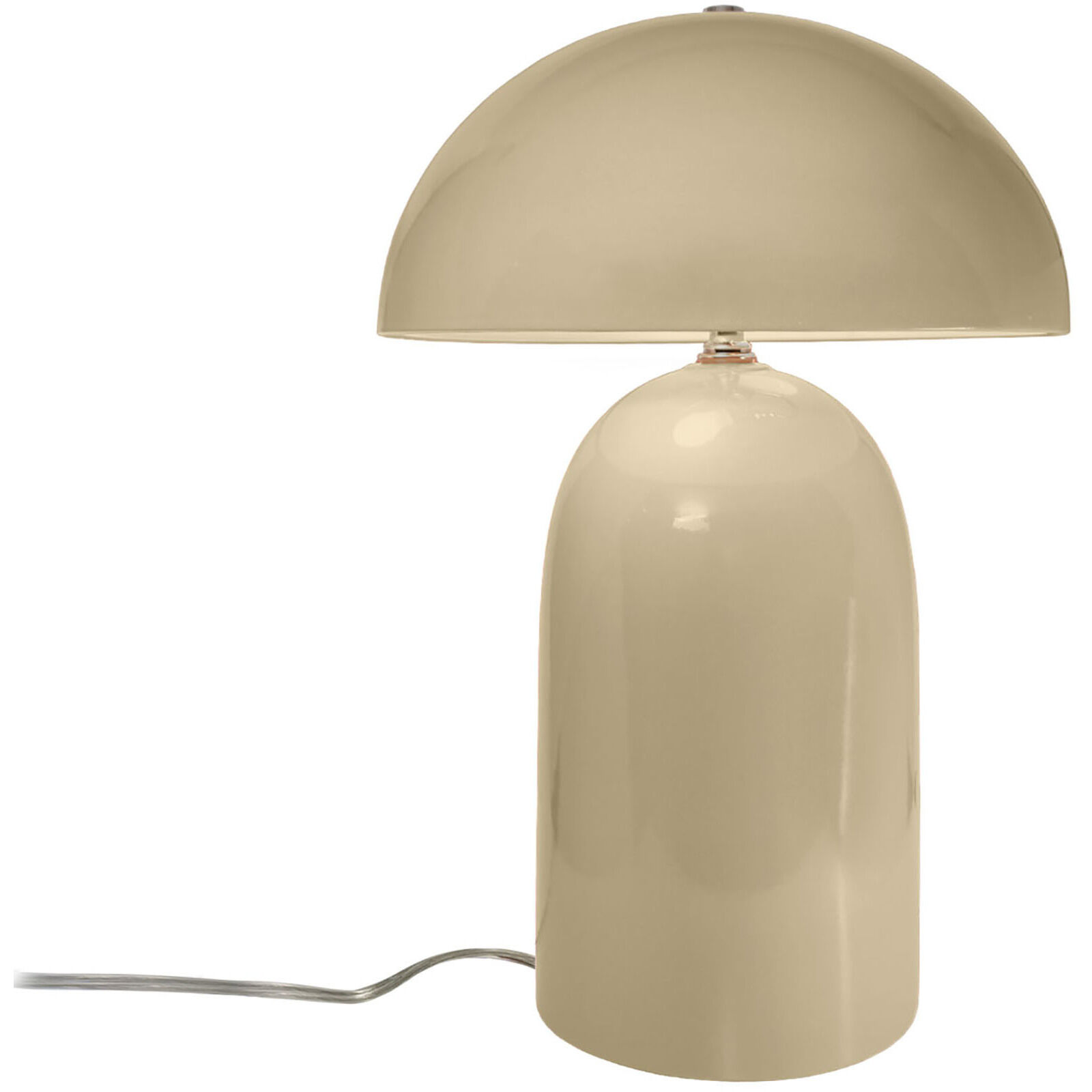 Portable 18.25 inch 60 watt Gloss White Table Lamp Portable Light