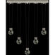 Aria 10 Light 43 inch Silver Pendant Ceiling Light