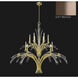 Trevi 12 Light 56 inch Soft Bronze Chandelier Ceiling Light