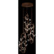Volare 12 Light 24.25 inch Brushed Bronze Pendant Ceiling Light
