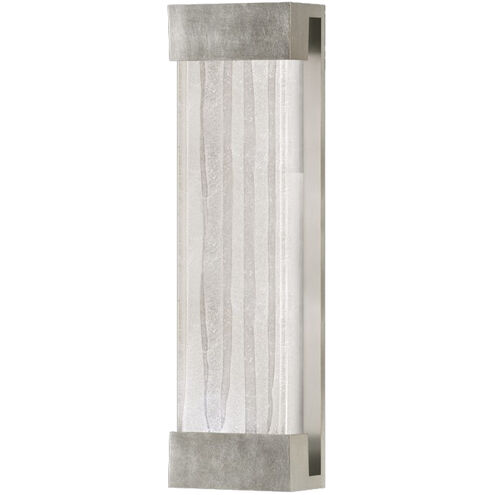 Crystal Bakehouse 2 Light 7 inch Silver ADA Sconce Wall Light in Silver Leaf, Crystal Shard Studio Glass, Indoor Only