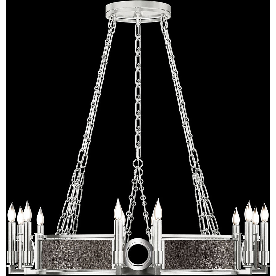 Mirage 12 Light 35.75 inch Silver Chandelier Ceiling Light