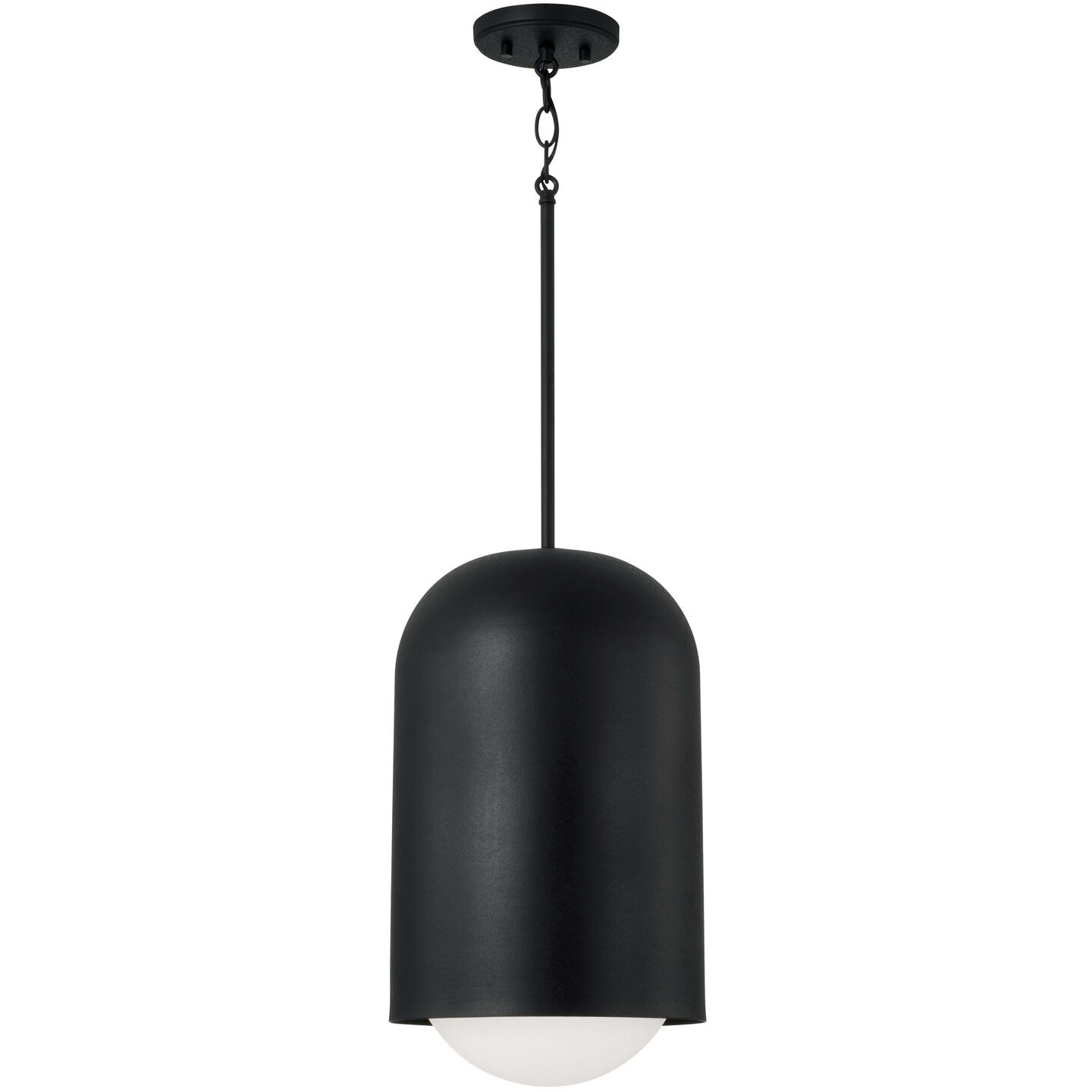 Dolby 1 Light 10.25 inch Black Iron Pendant Ceiling Light