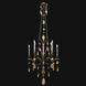 Encased Gems 8 Light 31 inch Bronze Chandelier Ceiling Light in Multi-Colored Crystal