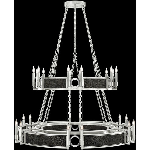 Mirage 24 Light 50 inch Silver Chandelier Ceiling Light