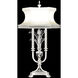 Beveled Arcs 37 inch 60 watt Silver Table Lamp Portable Light