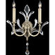 Beveled Arcs Wall Sconce Wall Light in Silver