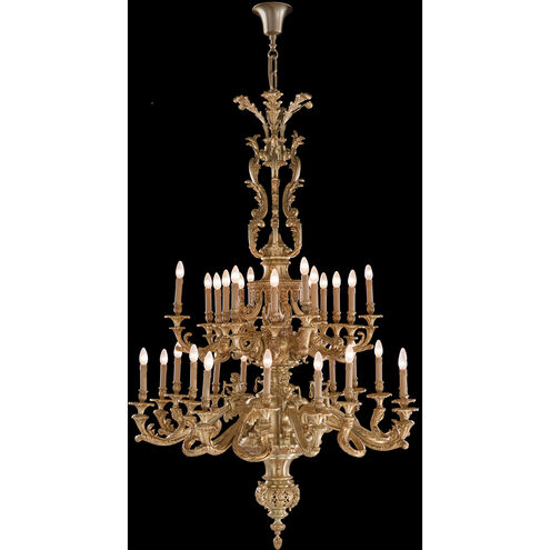 Mariner Luxury LED 51.18 inch French Gold Chandelier Ceiling Light