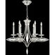 Marquise 6 Light 29.25 inch Silver Chandelier Ceiling Light