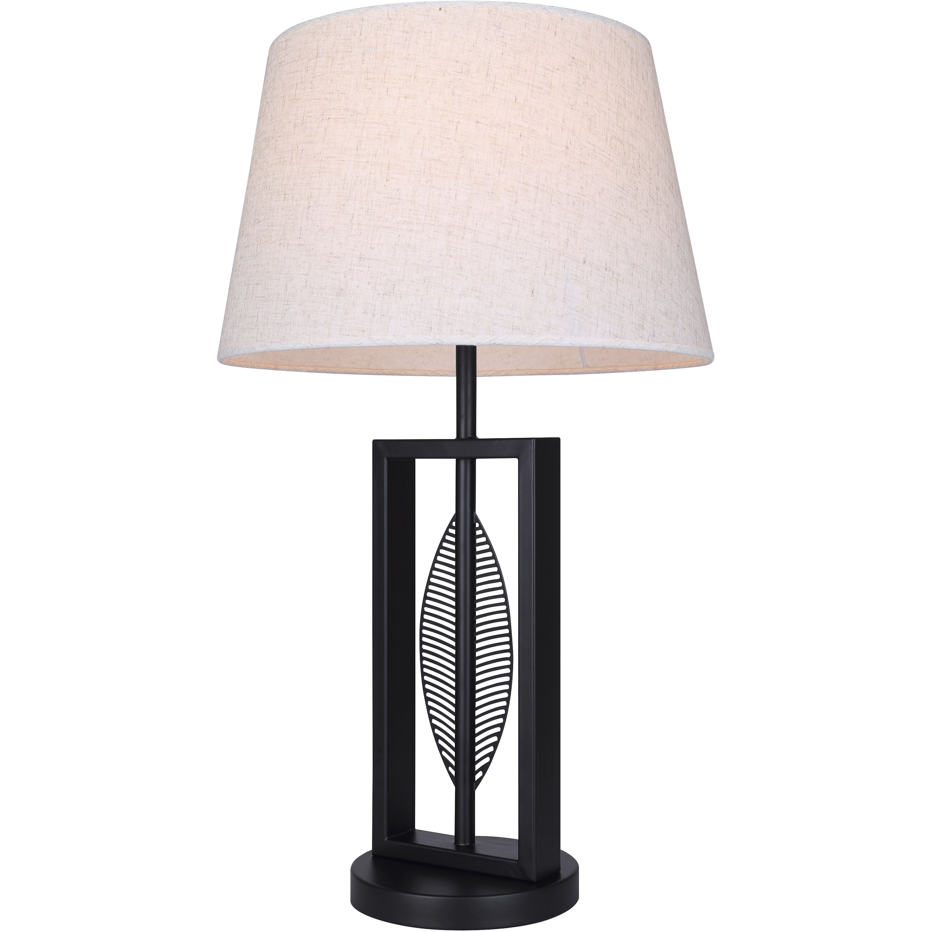 Willow 26 inch 100.00 watt Matte Black Table Lamp Portable Light