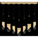 Aria 14 Light 60 inch Gold Pendant Ceiling Light