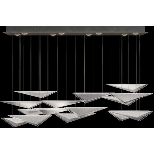 Volo 8 Light 58 inch Silver Pendant Ceiling Light