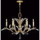 Beveled Arcs 6 Light 42 inch Gold Chandelier Ceiling Light