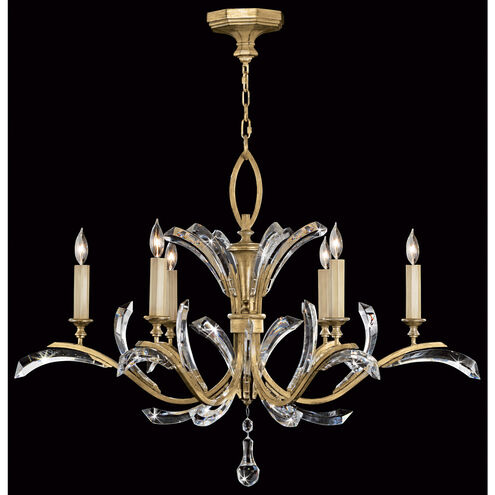 Beveled Arcs 6 Light 42 inch Gold Chandelier Ceiling Light