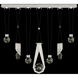 Aria 14 Light 60 inch Silver Pendant Ceiling Light