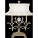 Beveled Arcs 34 inch 60.00 watt Silver Table Lamp Portable Light