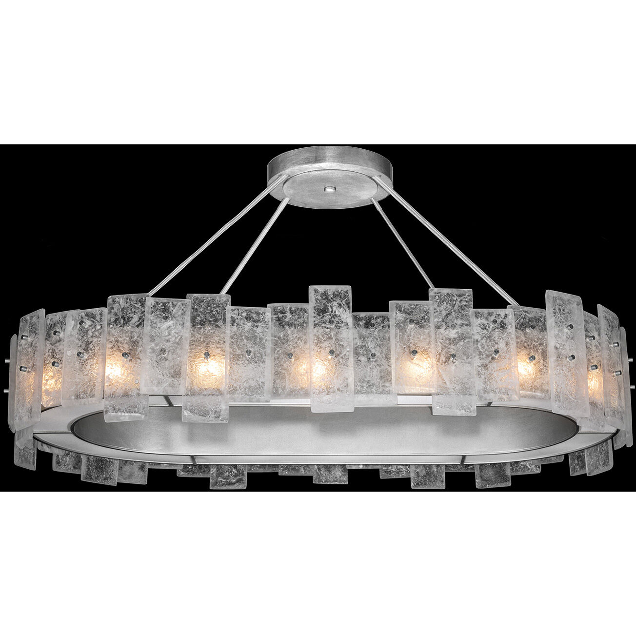 Lunea 16 Light 44 inch Silver Pendant Ceiling Light