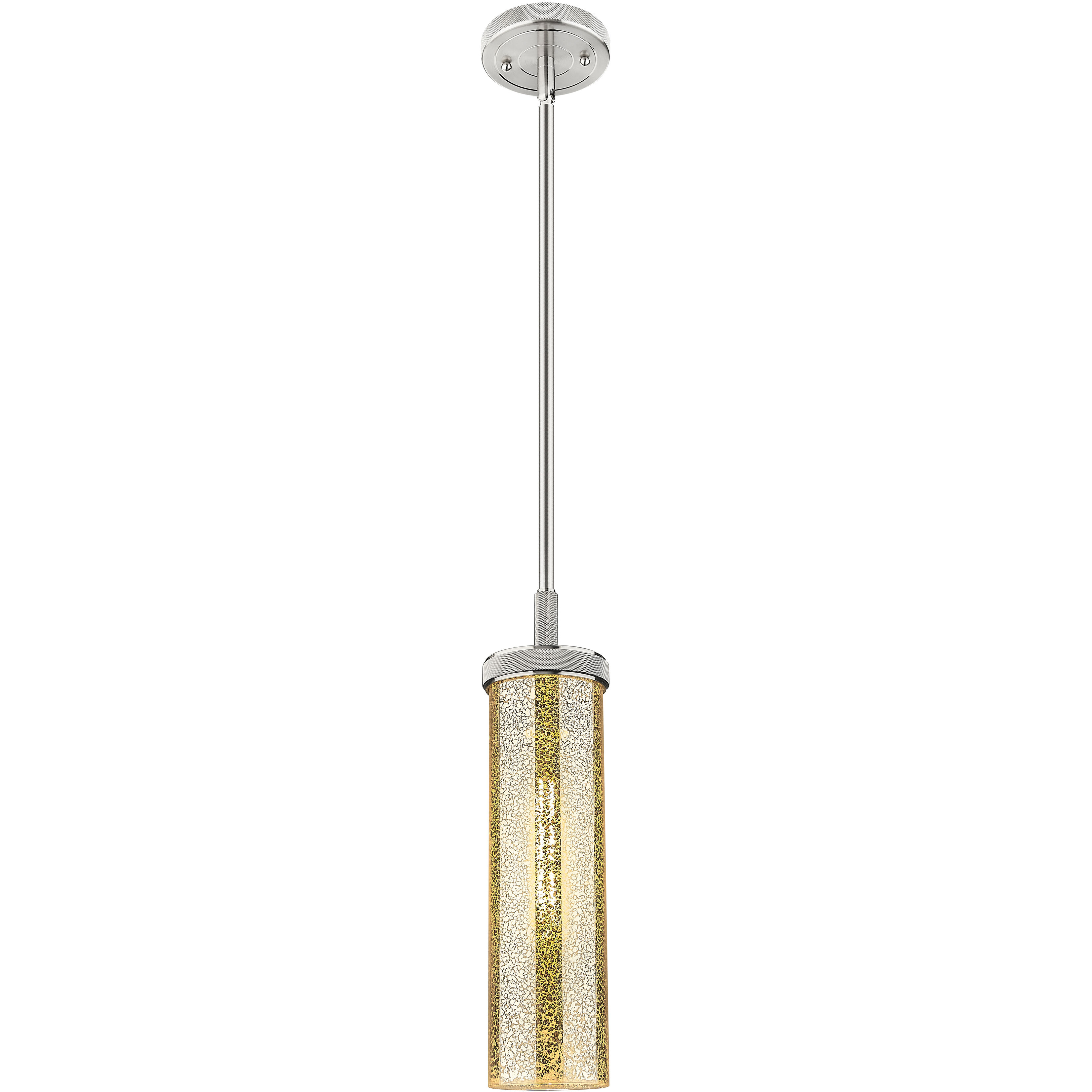 Lincoln 1 Light 4.5 inch Satin Nickel Pendant Ceiling Light