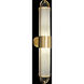 Bond Wall Sconce Wall Light in Gold, Bahama Sand Studio Glass