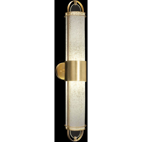 Bond Wall Sconce Wall Light in Gold, Bahama Sand Studio Glass