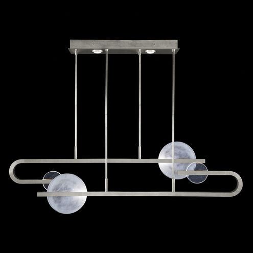 Selene 8 Light 65 inch Silver Pendant Ceiling Light