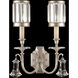 Eaton Place 2 Light 14 inch Silver Sconce Wall Light