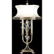 Beveled Arcs 37 inch 60.00 watt Silver Table Lamp Portable Light