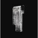 Waterfall 16.25 inch Outdoor Black Outdoor Wall Sconce