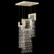 Capri 10 Light 22 inch Gold Pendant Ceiling Light