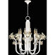 Azu LED 35.5 inch White Chandelier Ceiling Light
