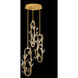 Volare 12 Light 24.25 inch Burnished Gold Pendant Ceiling Light