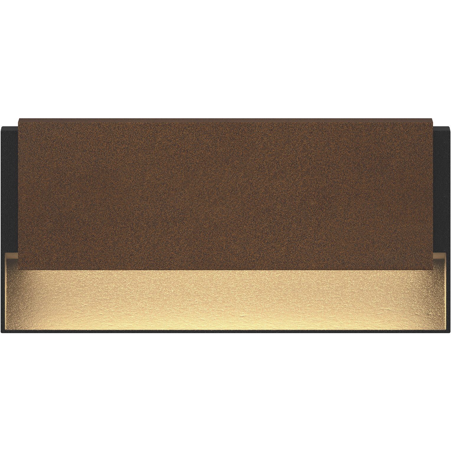 Piazza 277 9 watt Anthracite with Rust Outdoor Step Light