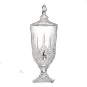 Anita Clear and Polished Silver Drink Dispenser