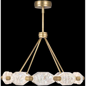 Allison Paladino LED 32 inch Gold Pendant Ceiling Light