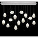 Natural Inspirations 15 Light 48 inch Silver Pendant Ceiling Light