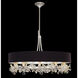 Azu LED 34.5 inch Silver Chandelier Ceiling Light