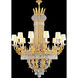 Mariner Luxury LED 40.55 inch Antique Gold Plated Chandelier Ceiling Light