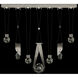 Aria 14 Light 60 inch Silver Pendant Ceiling Light