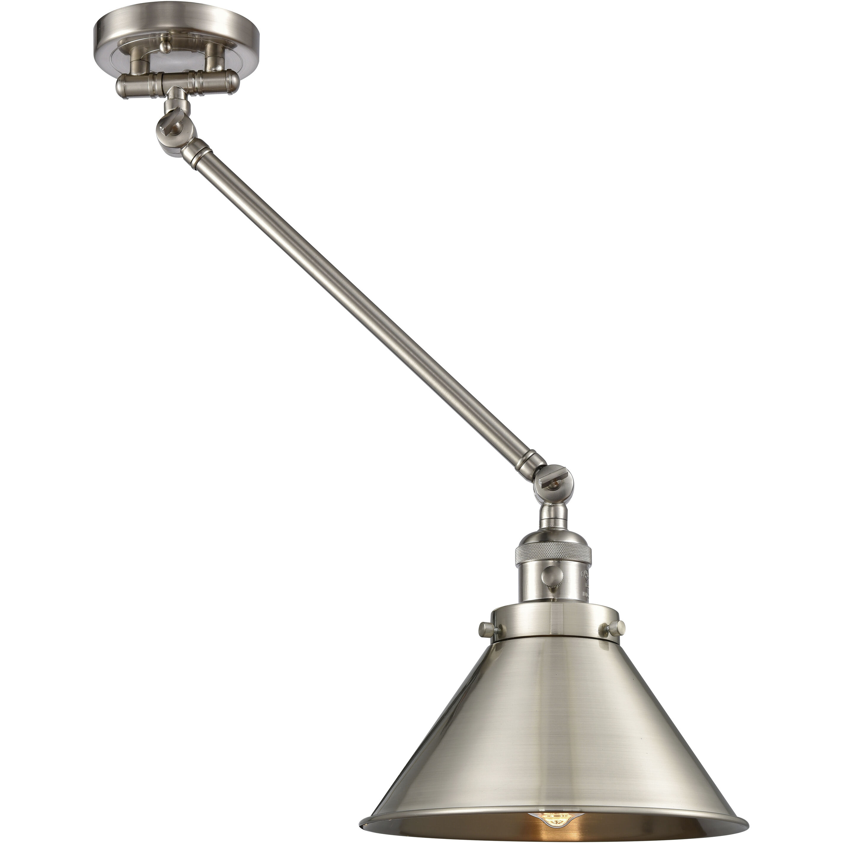 Briarcliff 1 Light 10.00 inch Swing Arm Light/Wall Lamp