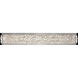 Arctic Halo 1 Light 32 inch Silver Bath Bar Wall Light