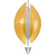 Embark 1 Light 12.5 inch Silver Sconce Wall Light