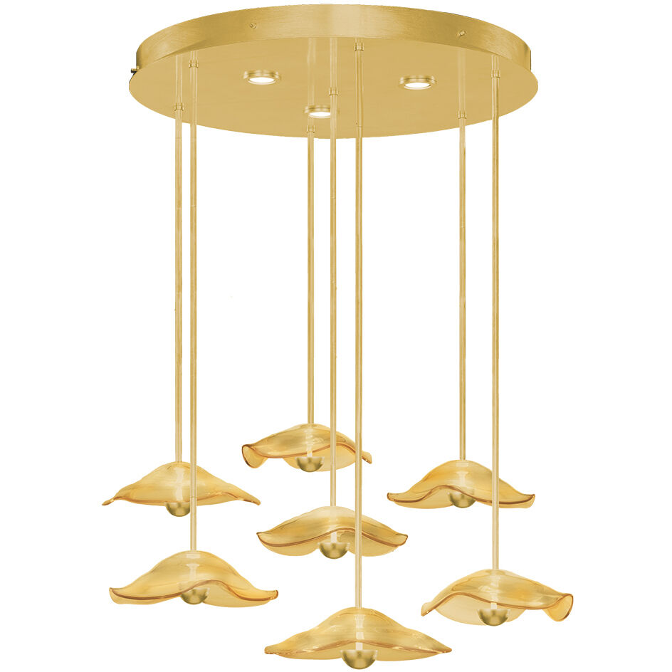 Embark 10 Light 43 inch Gold Pendant Ceiling Light