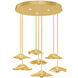 Embark 10 Light 43 inch Gold Pendant Ceiling Light