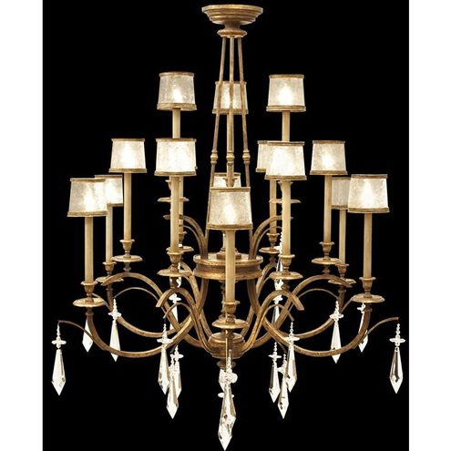 Monte Carlo 15 Light 58 inch Gold Chandelier Ceiling Light