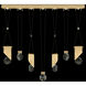 Aria 14 Light 60 inch Gold Pendant Ceiling Light