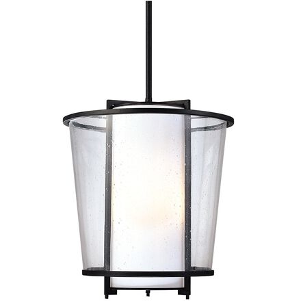 Bennington 3 Light 13.5 inch Textured Black Pendant Ceiling Light