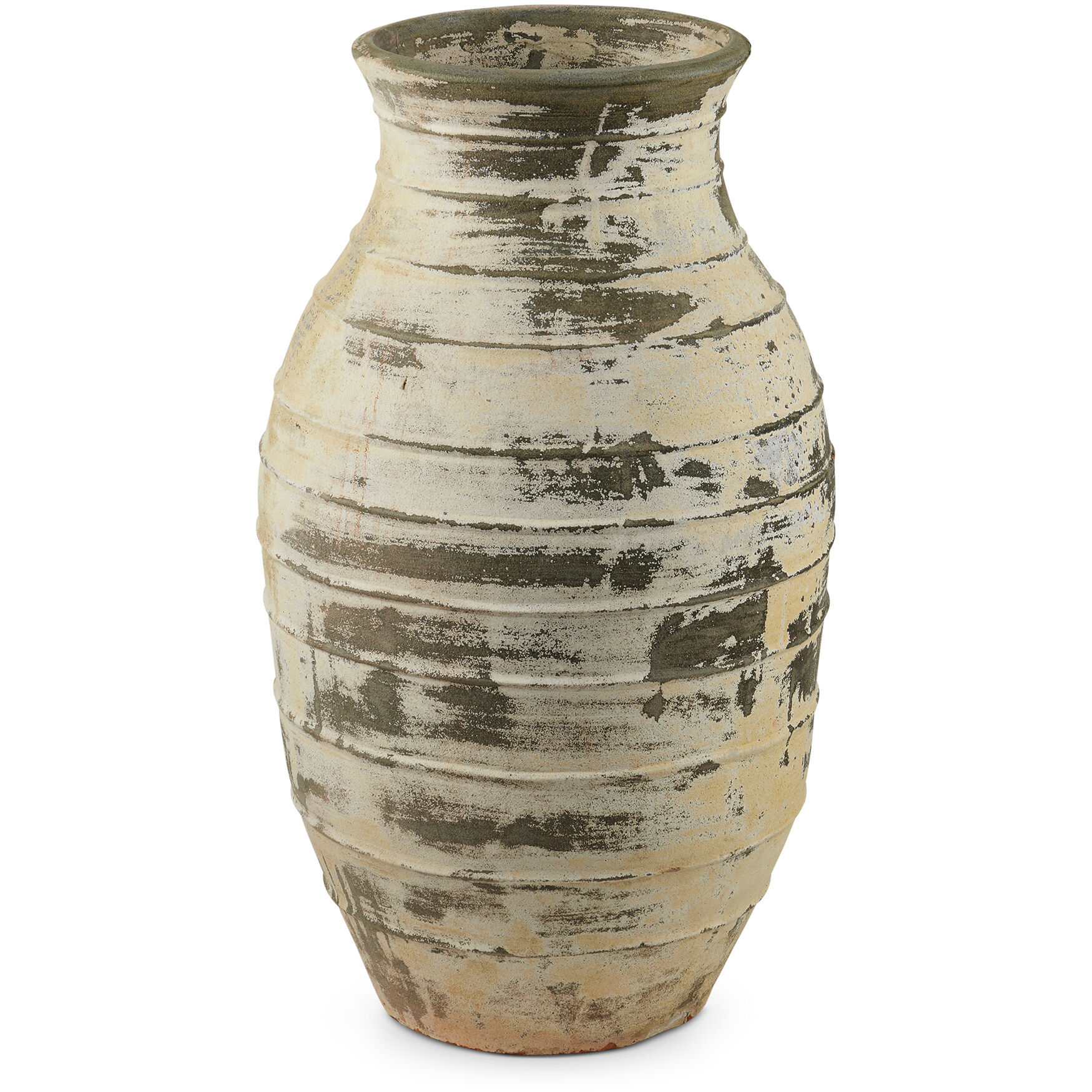 Ragusa Antique White Outdoor Urn, Large